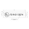 Etiquette homologation UTAC