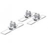 Kit support 3 pattes à coller pour triflash 700mm électrique
