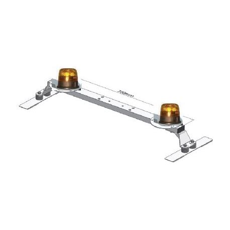 Barre aluminium 1600mm 24V avec 2 gyrophares - I350501