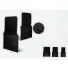 C000140LBAV - C000140L - AILE PLASTIQUE INJECTEE 1400x900x450 mm - ROUES JUMELÉES SIMPLE ESSIEU + BAVETTES