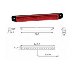 Feu stop LED 3 fonctions - I500774