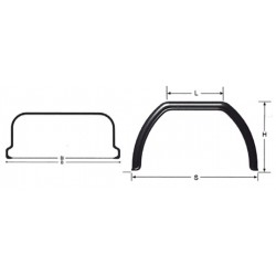 C000800L - AILE MEPLAT PLASTIQUE 895x300x470 mm