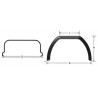 C000800L - AILE MEPLAT PLASTIQUE 895x300x470 mm