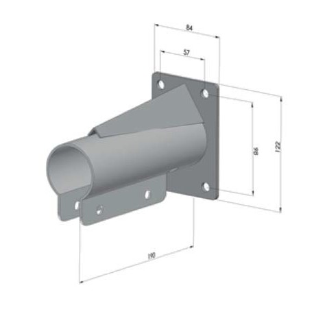 C300051 - GOUSSET D55 Renforcé ZINGUE