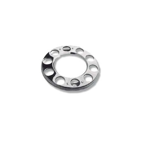P202010 - GALETTE DE ROUES ALU AVANT CREUSE 10 TROUS FINITION INOX Ø32mm Entraxe 335mm P202010 - GALETTE DE ROUES ALU AVANT CREUSE 10 TROUS FINITION INOX Ø32mm Entraxe 335mm