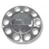 P202011 - GALETTE DE ROUES ALU AVANT  PLEINE 10 TROUS FINITION  INOX Ø32mm Entraxe 335mm