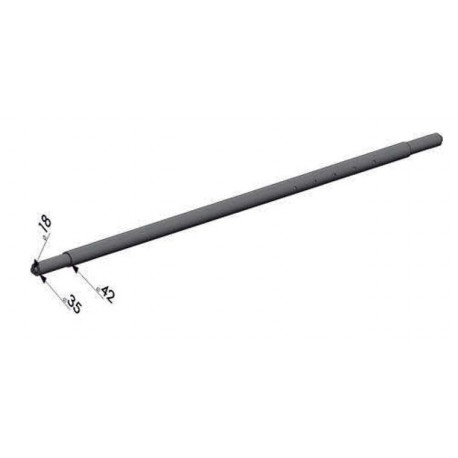 T250110D24 - TRAVERSE TELESCOPIQUE AJUSTABLE SIMPLE 2200 - 2600