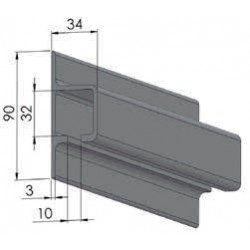 T650303 - RAIL "ASERCA" LG 6000mm