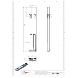 D152454 - RANCHER ARRIERE GAUCHE H/600mm