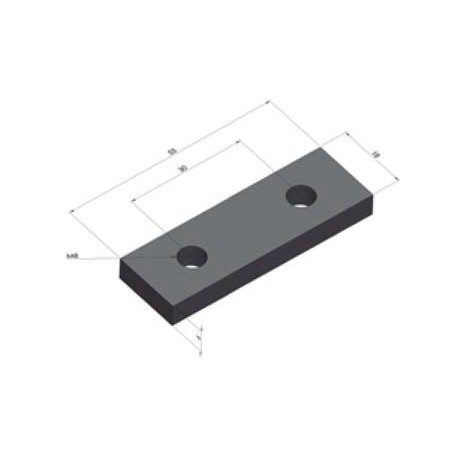 K350065 - PLATINE 55X18 ENT.30mm K350065 - PLATINE 55X18 ENT.30mm