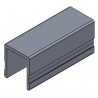 D800510 - PROFIL ALU ENCADR.Brut 30.5mm