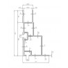 D850032 - PROFIL DE RIVE AVANT -PLANCHER BOIS/ Longueur 4,8m