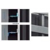 A250907 - TOLE DE FOND POUR COFFRE COFFRE ARRIERE CABINE (ARRIERE FAV PLATEAU)