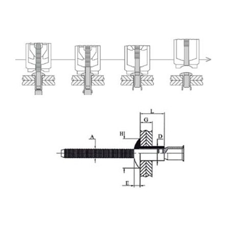 H100210C100 - MONOLOCK TF6,5 L16,8-AC/AC (QTE 100)