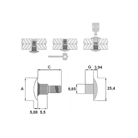 H100754C100 - BAGUE/TORKT.TP10 - EX L AC/AC (QTE 100)