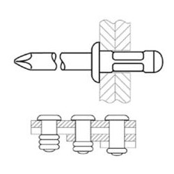 H050209C100 - RIVET MULTI TL 4,8 L 17 AL/AC (QTE 100)