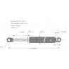 J990078 - VERIN GAZ DIA 10mm - C250 - L600