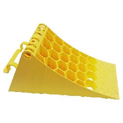 CALE DE ROUE PLASTIQUE JAUNE 600 V3-P450225
