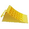 CALE DE ROUE PLASTIQUE JAUNE 600 V3-P450225