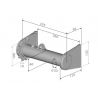 TOURRET DE CABLAGE DROIT - T150110D