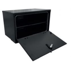 COFFRE  ACIER NOIR RENFORCE 600x500x500mm ZEUS-A120600
