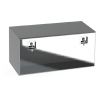 Coffre 500x400x400 acier inox - A150571