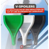 V-SPOILERS BARRE DE 4/ NOIR RIGIDE-R500004