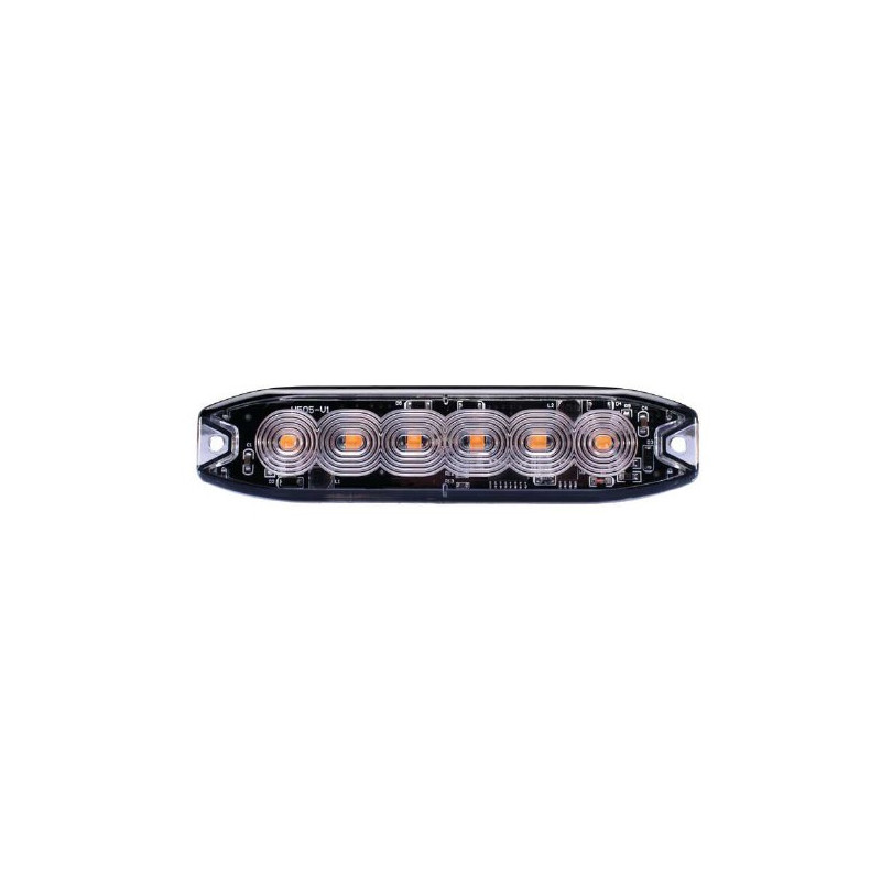 Feu de pénétration SLIM 6 Leds Orange - I450565