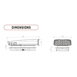 Aérateur de toit manuel-G950023