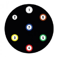 CORDON ELEC 2x7 poles 24N