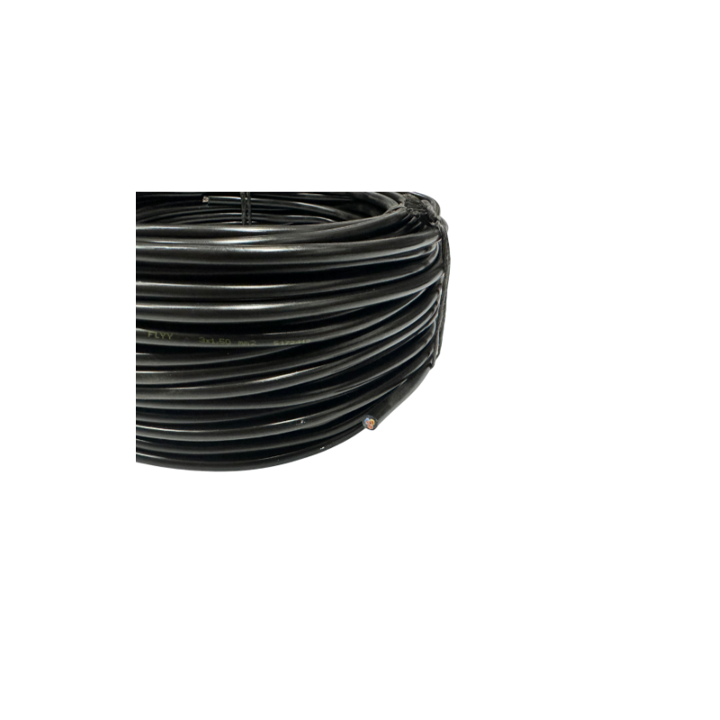 I852720C50 - CABLE ELECTRIQUE / FIL 3x1,5 mm Noir (50m)