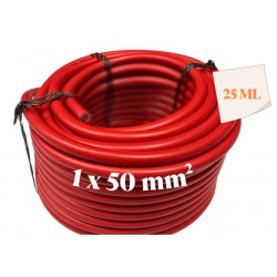 CABLE 50mm2 ROUGE 25 M
