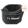 Câble électrique, fil souple 50mm², 25M , Noir - I852660C25