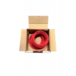 CABLE 1mm2 ROUGE - 25MLCarton