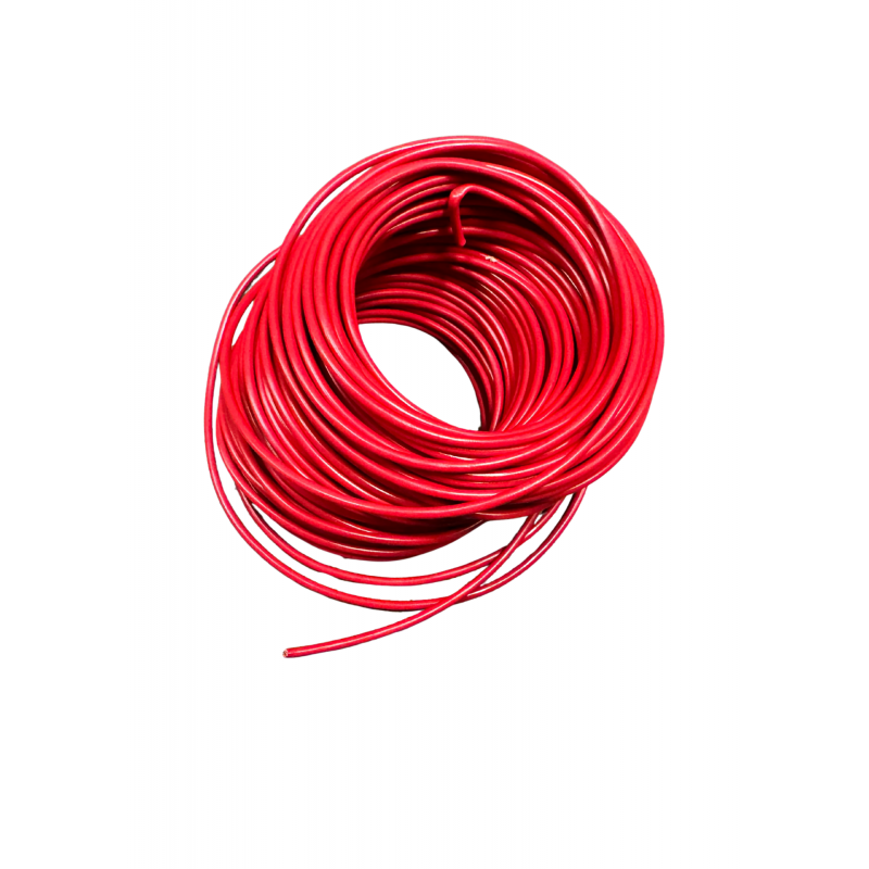CABLE MONOCONDUCTEUR 2mm² ROUGE - 25ML/Carton - I854316