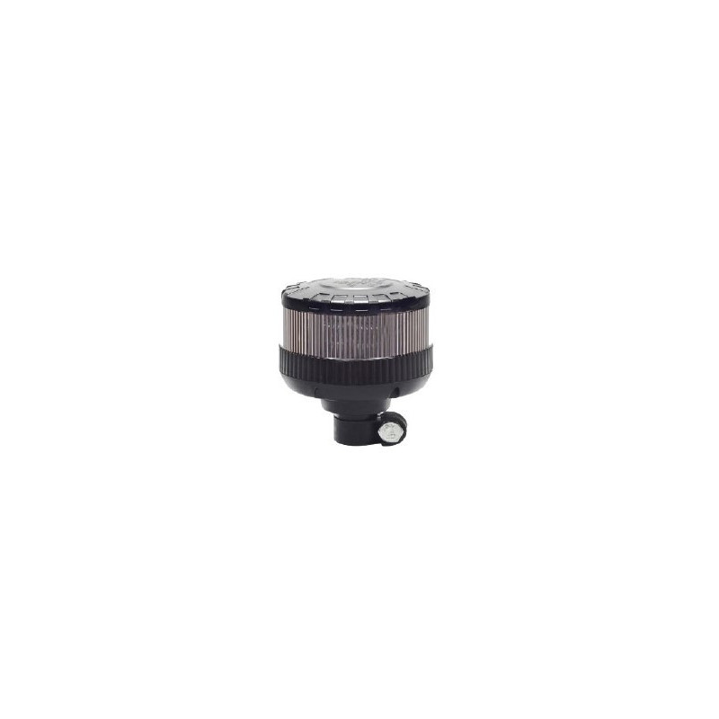 GYROPHARE LED ORANGE TIGE RIGIDE 12-24V / Base noire - I000366 GYROPHARE LED ORANGE TIGE RIGIDE 12-24V / Base noire - I000366