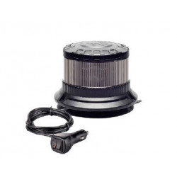 GYROPHARE LED ORANGE MAGNETIQUE 12-24V / Base noire