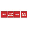 GYRO LED ORANGSUR TIGE 12-24V
