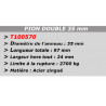 PION DOUBLE 35mm p/rail AERO - T100570